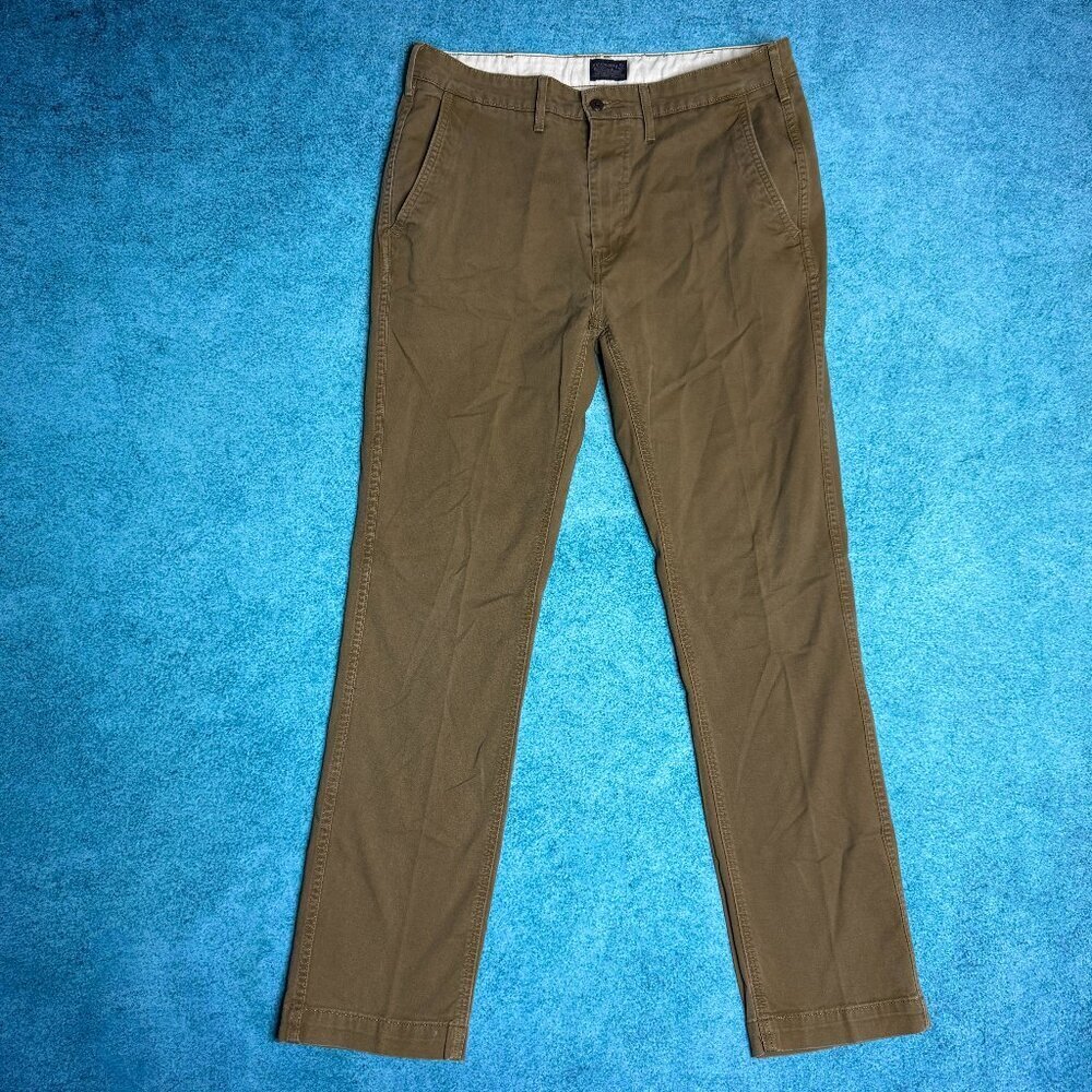Levis Men's Tapered Chino Pants Size 34x34 Brown Fits 34x31